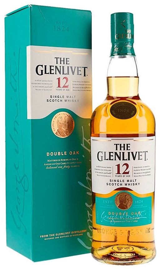 Whisky Glenlivet 12 años Double Oak